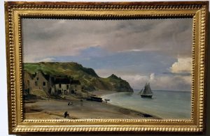 086_14022020 Asti C.so Vittorio Alfieri, 357 Palazzo Mazzetti Monet e gli Impressionisti in Normandia Thèodore Gudin Port-En-Bessin (1833)