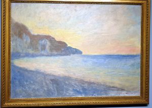 092_14022020 Asti C.so Vittorio Alfieri, 357 Palazzo Mazzetti Monet e gli Impressionisti in Normandia Claude Monet Falesie di Pouville (1896)